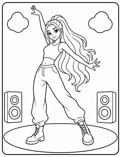 Kpop Demon Hunter 002 Mira Dance Pose