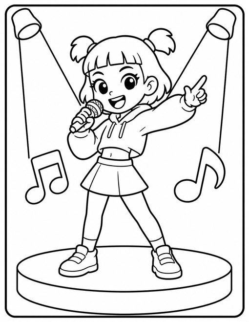 Kpop Demon Hunter 003 Zoey Rap Microphone