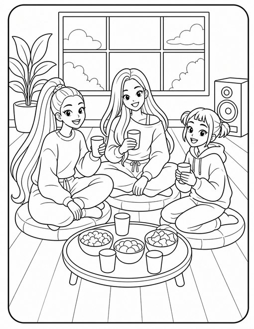 Kpop Demon Hunter 006 Trio Snack Break