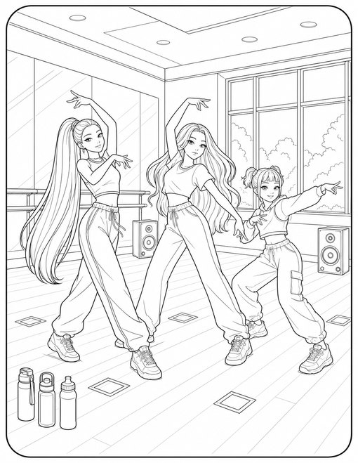 Kpop Demon Hunter 007 Trio Dance Rehearsal