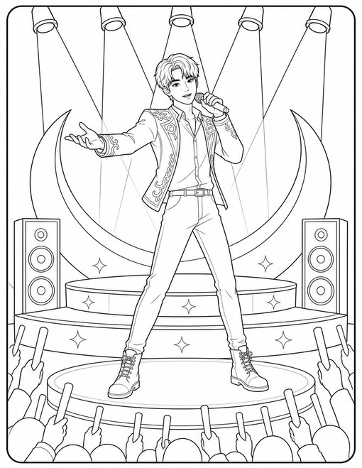 Kpop Demon Hunter 014 Jinu Stage Portrait