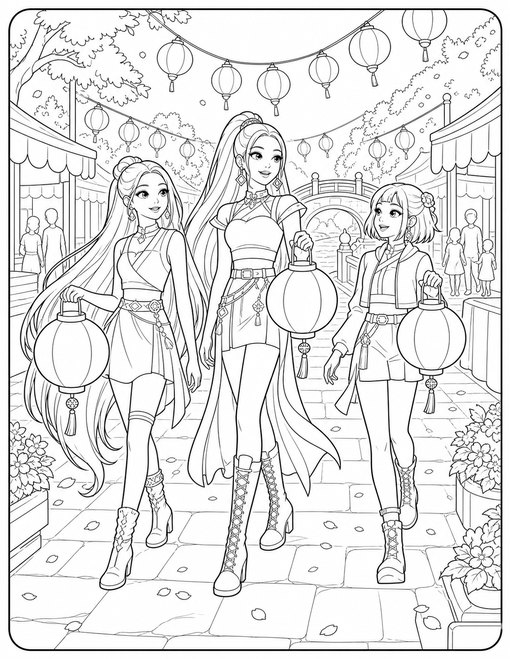 Kpop Demon Hunter 016 Lantern Festival Friends