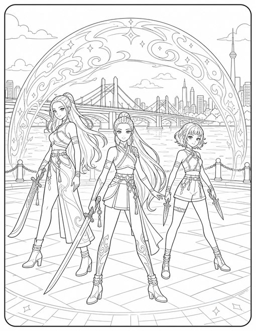 Kpop Demon Hunter 017 Trio Protective Barrier