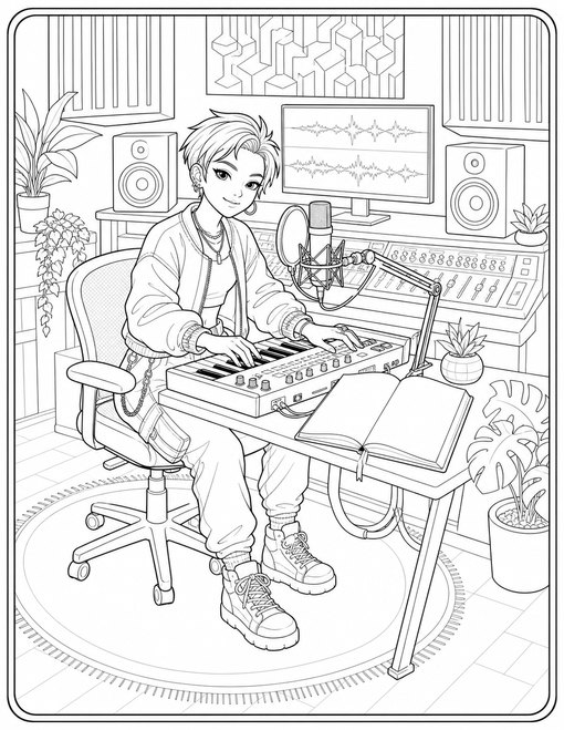 Kpop Demon Hunter 021 Zoey Lyric Production Room