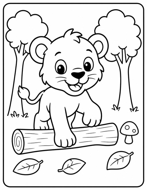 Lion Cub Log Hop