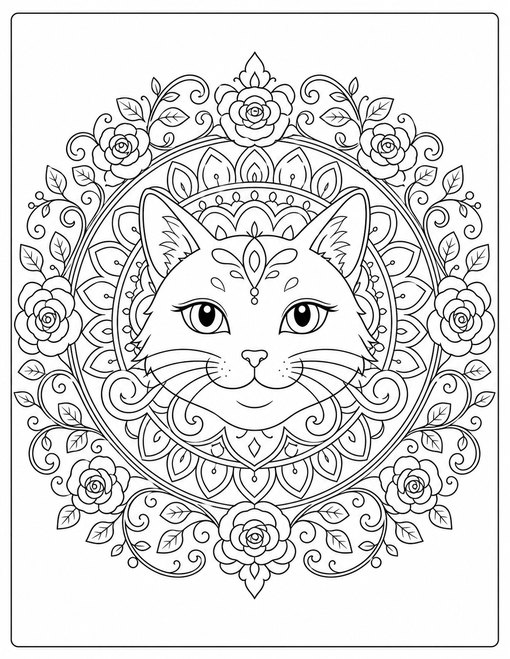 Cat Floral