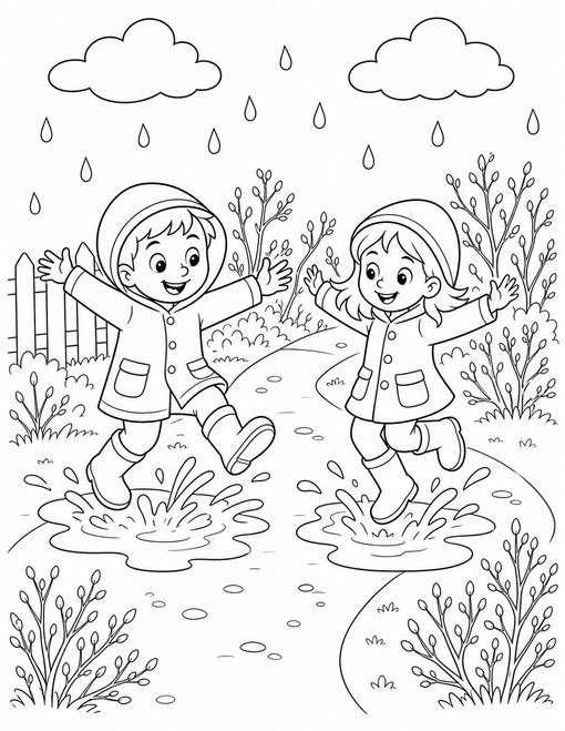 Puddle Jumping Friends