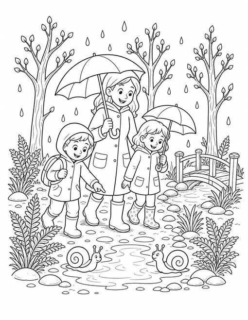 Rainy Day Nature Walk