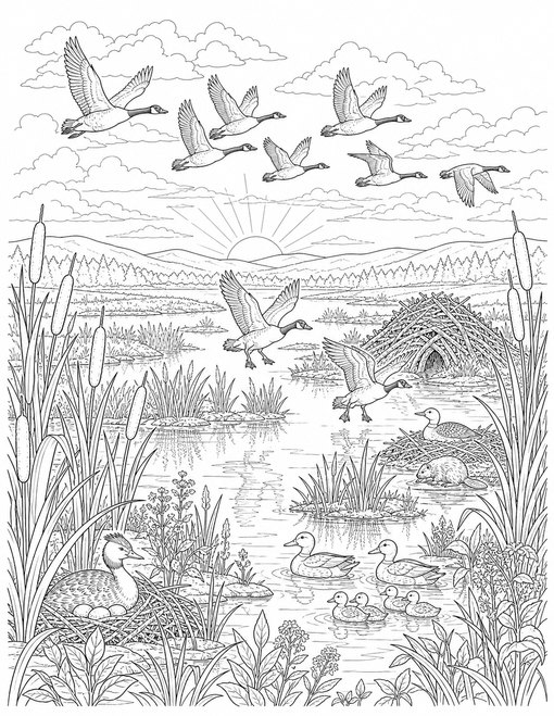 Migrating Birds Return