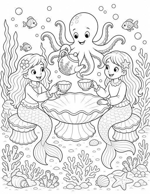 Mermaid Tea Party