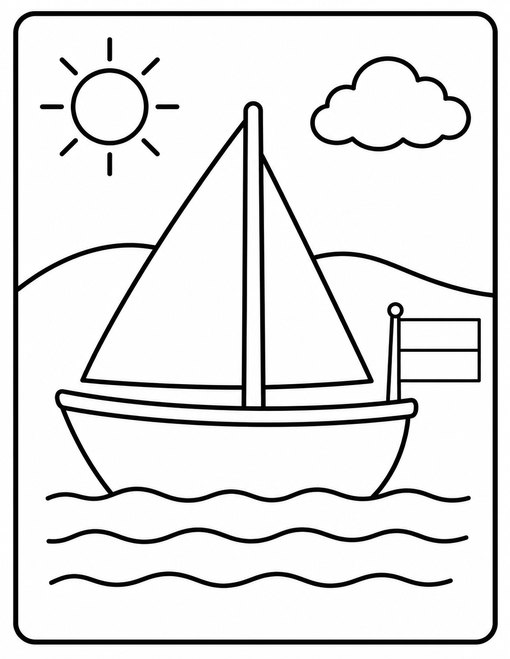 Monaco Flag 002 Sailboat Flag