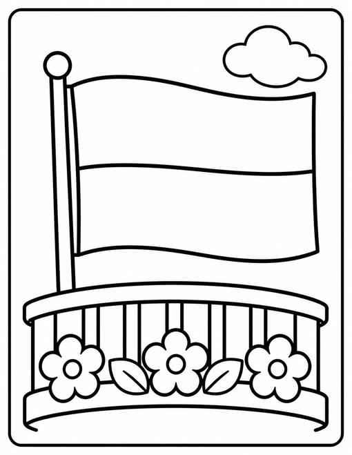 Monaco Flag 003 Garden Balcony Flag