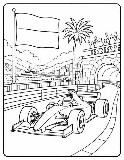 Monaco Flag 010 Street Race
