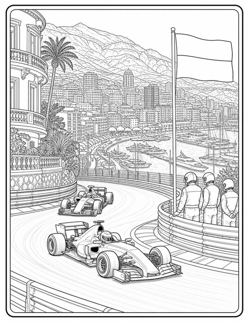 Monaco Flag 021 Grand Prix Hairpin