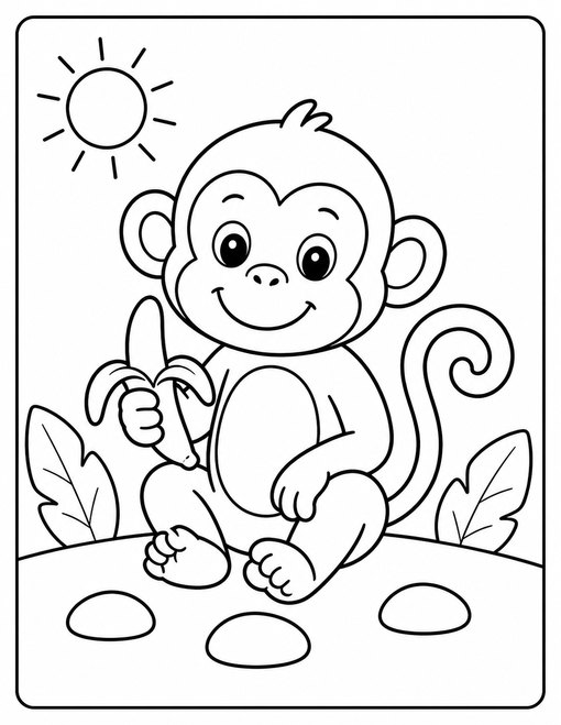 Baby Monkey Banana