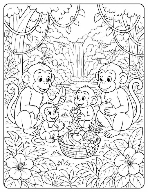 Monkey Family Fruit