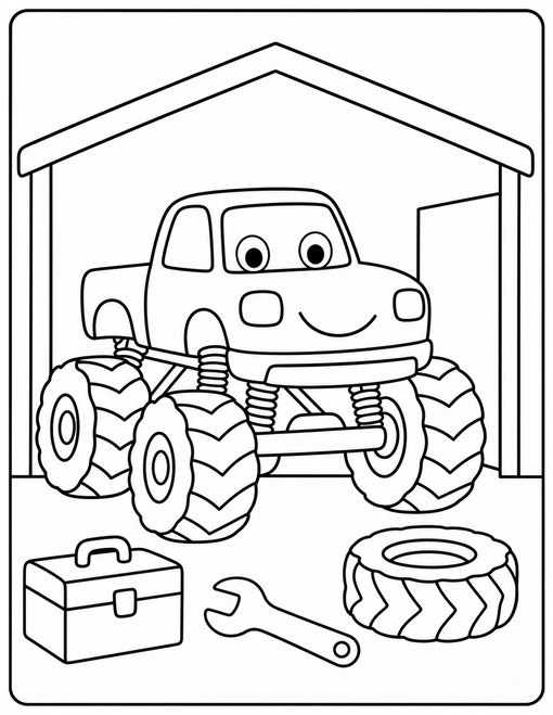Monster Truck 004 Garage Ready