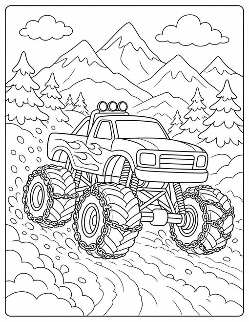 Monster Truck 011 Snow Course