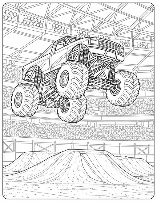 Monster Truck 018 Stadium Freestyle