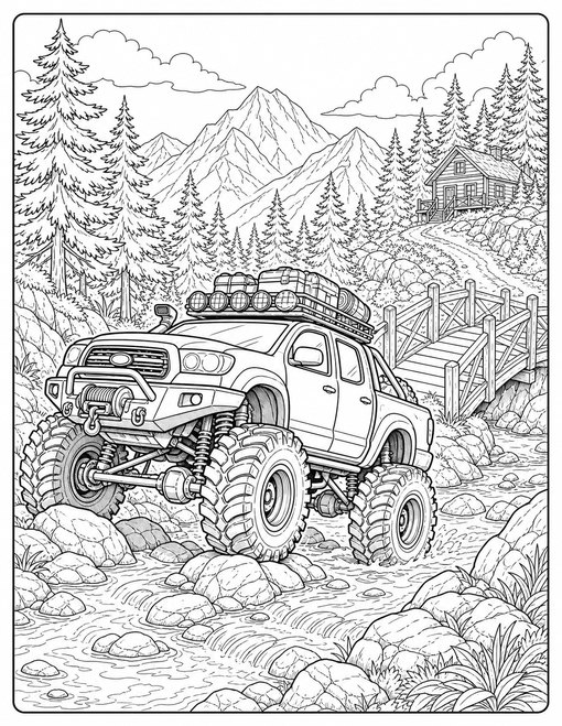 Monster Truck 022 Mountain Rescue Trail