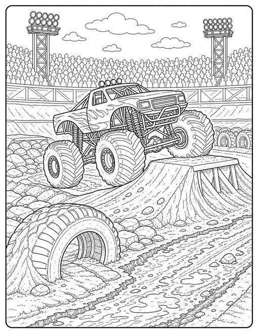 Monster Truck 024 Championship Obstacle Course