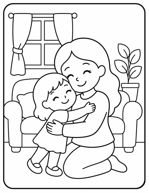 Mothers Day 002 Mother Child Hug