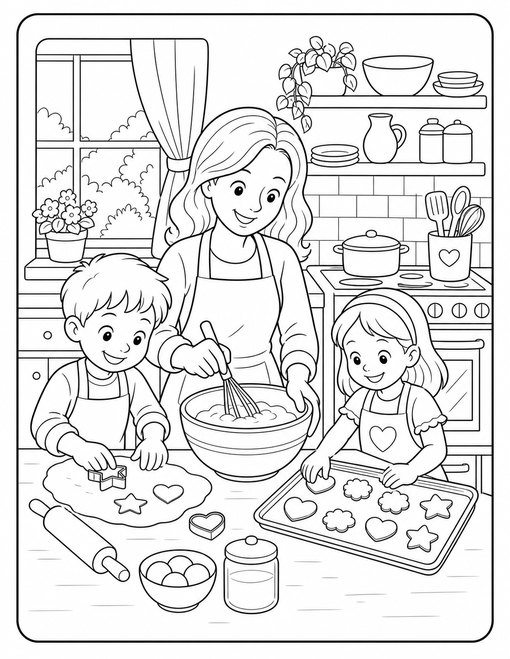 Mothers Day 006 Baking Together