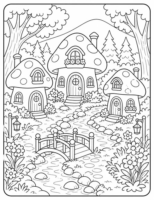 Mushroom Village Bridge