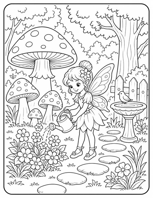 Mushroom Fairy Garden
