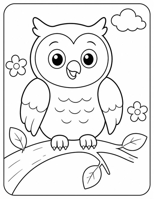 Happy Owl Perch