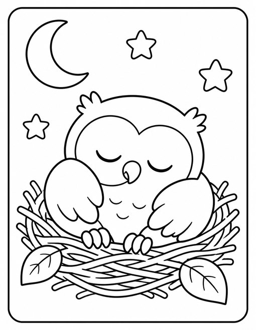 Sleepy Owlet Nest