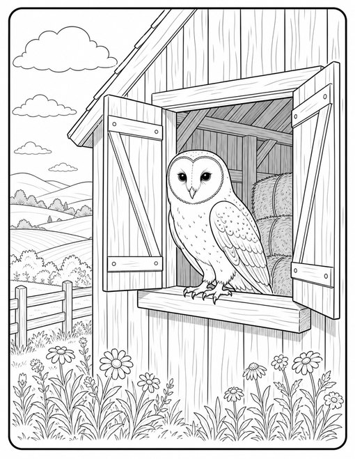 Owl Barn Window