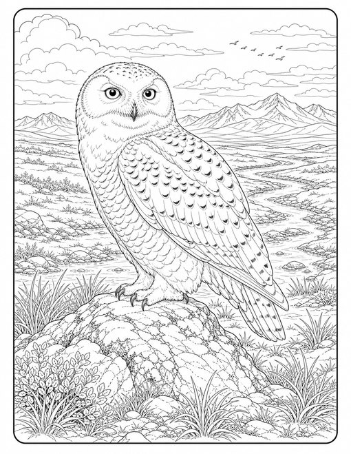 Snowy Owl Portrait