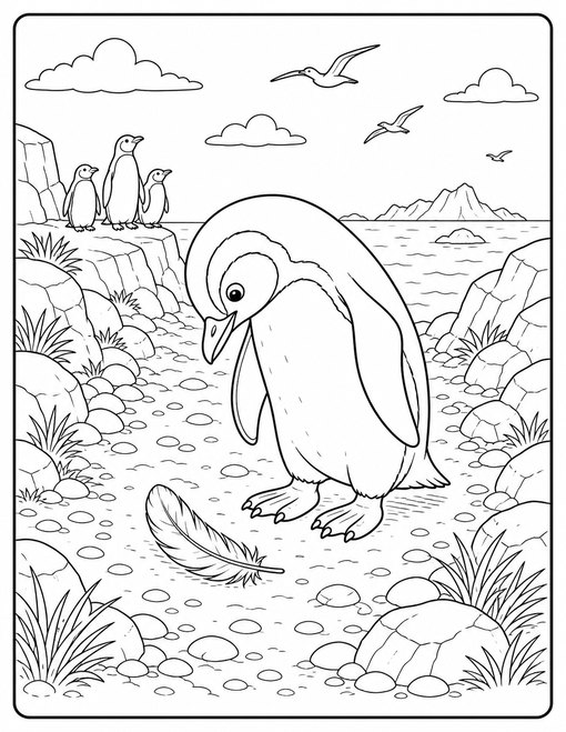 Penguin Feather Find