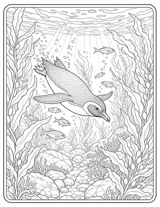 Penguin Kelp Forest