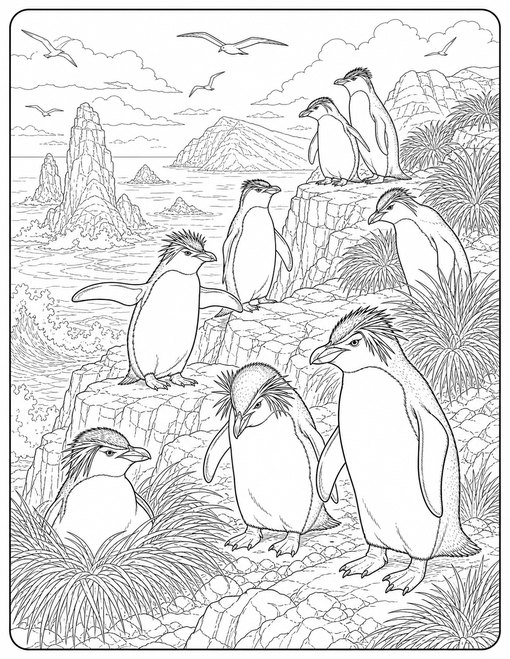 Penguin Cliff Colony