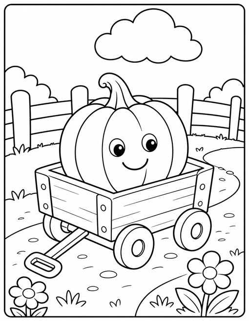 Little Pumpkin Wagon