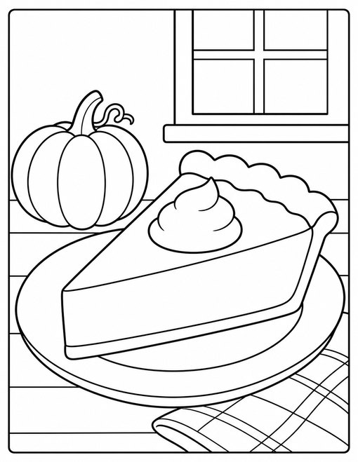 Pumpkin Pie Slice
