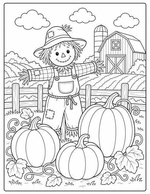 Pumpkin Patch Scarecrow
