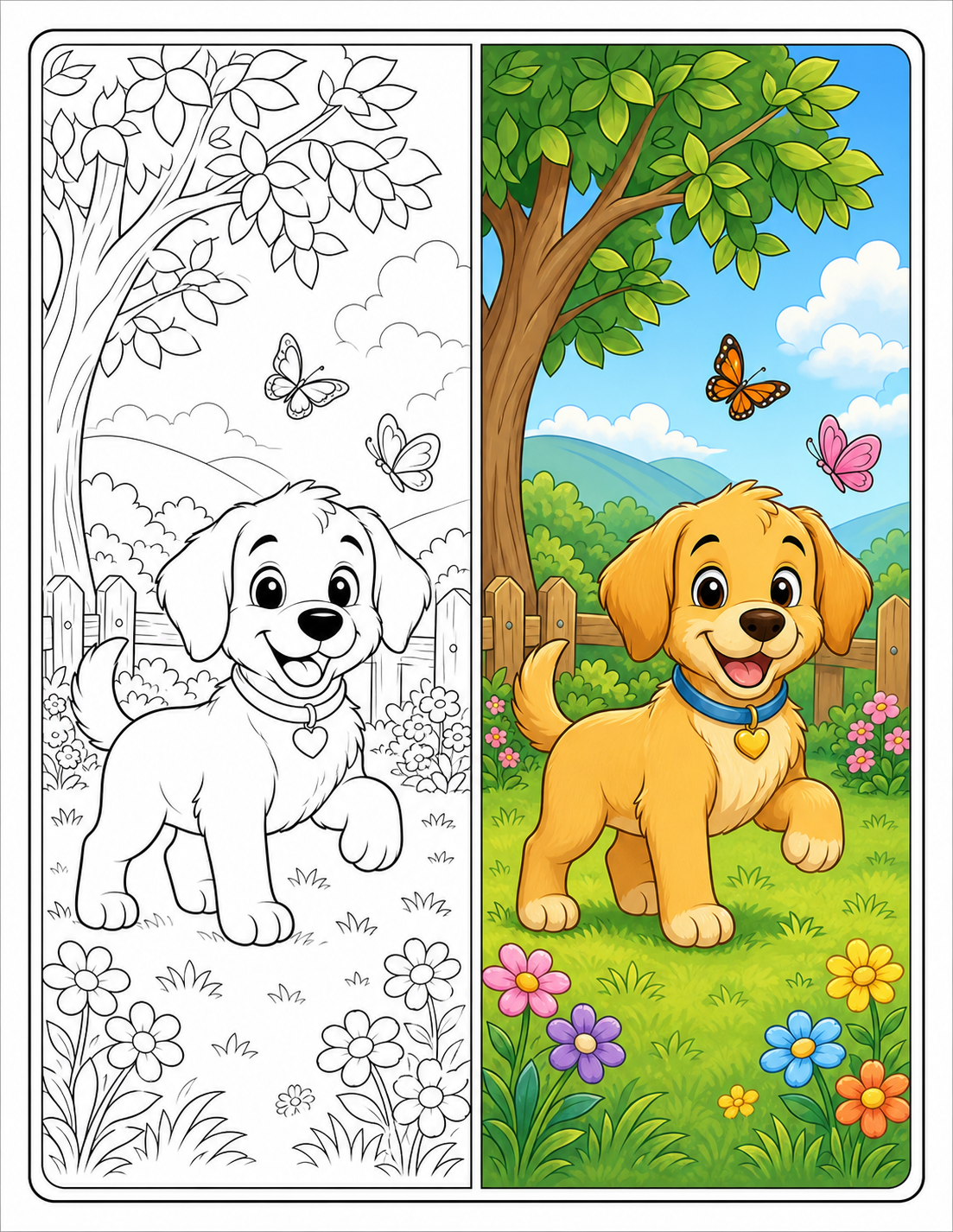 Puppy Coloring Pages