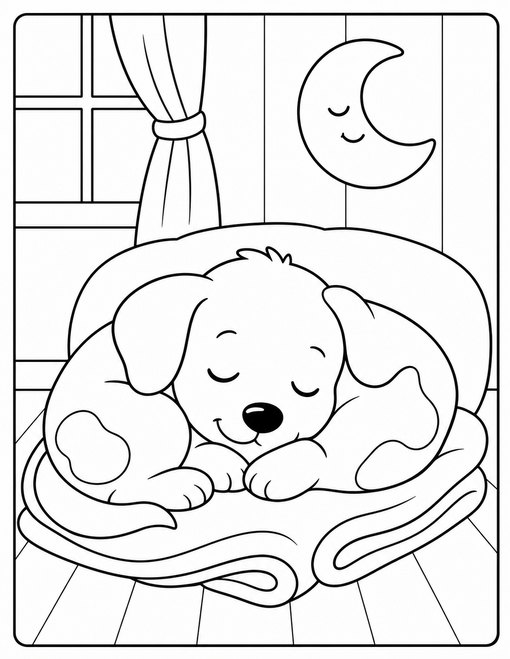 Sleepy Puppy Blanket