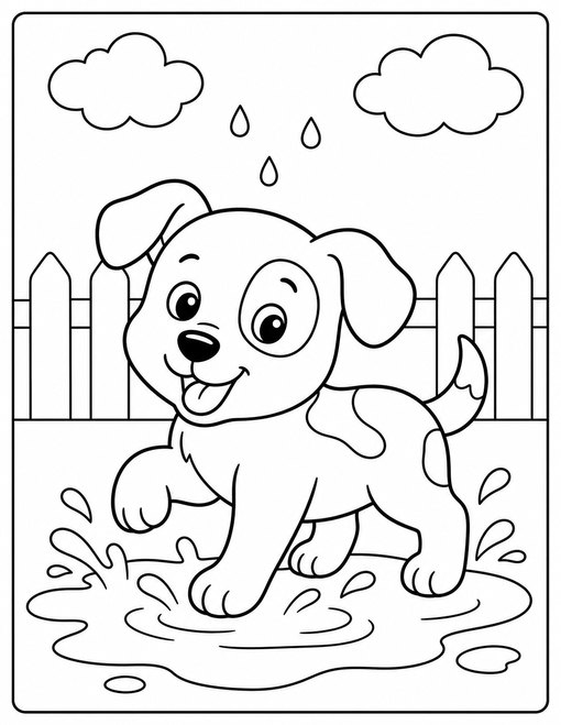 Puddle Splash Puppy