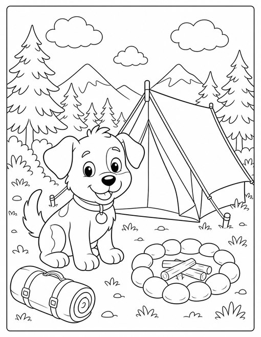 Camping Tent Puppy