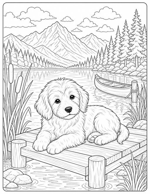Lakeside Dock Puppy
