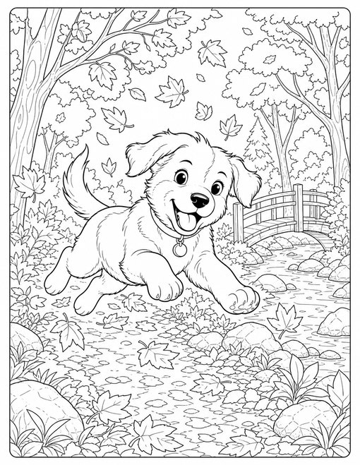 Autumn Leaf Chase