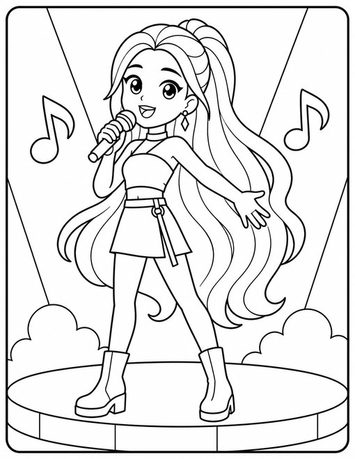 Singing With Microphone