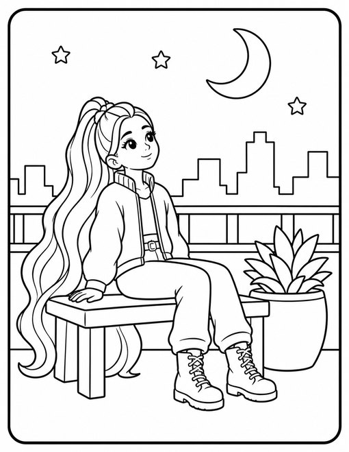 Rooftop Moonlight