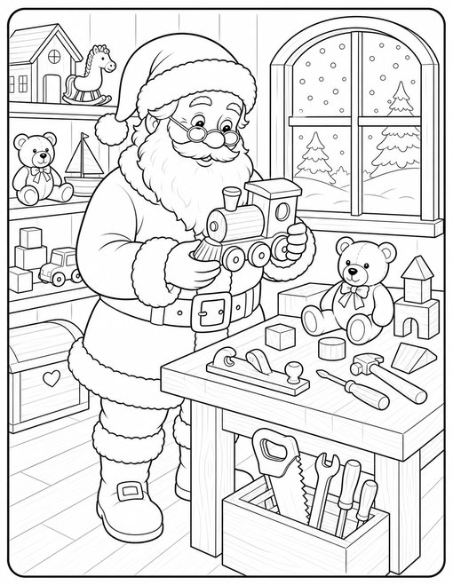 Santa Workshop Toys