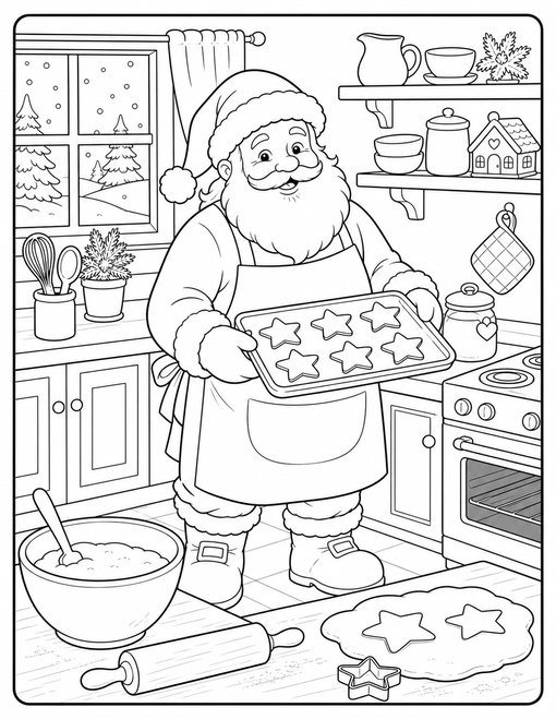 Santa Baking