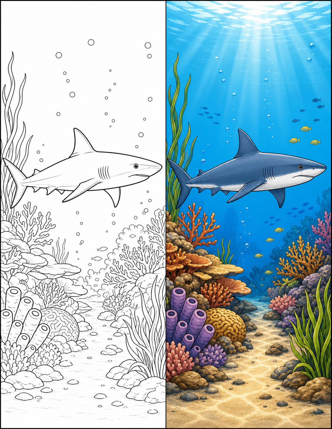 Shark Coloring Pages
